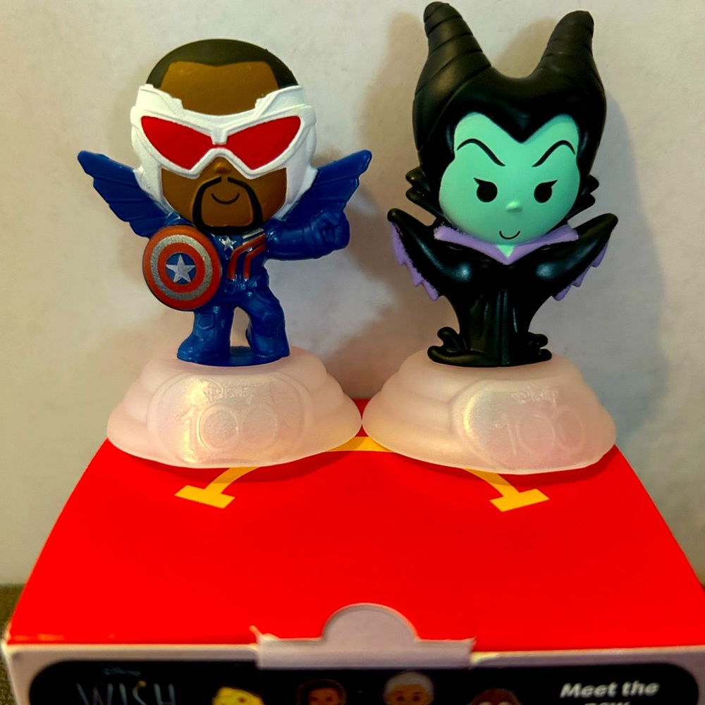 McDonald’s Disney 100th Anniversary - Box 29 (Captain America & Maleficent)